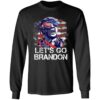 Trump Tee US Flag Lets Go Brandon Long Sleeve T-Shirt