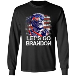 Trump Tee US Flag Lets Go Brandon Long Sleeve T-Shirt