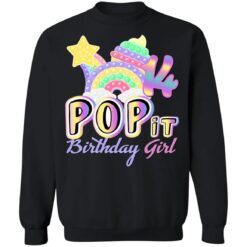 14th Birthday Rainbow Fidget Pop It Birthday Girl 14 Year Old Sweatshirt