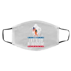 Lets Go Brandon Bigfoot American Flag Face Mask