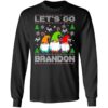 Let's Go Brandon American Flag Gnome Ugly Christmas Sweater Long Sleeve T-Shirt