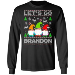 Let's Go Brandon American Flag Gnome Ugly Christmas Sweater Long Sleeve T-Shirt