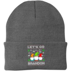 Let's Go Brandon American Flag Gnome Ugly Christmas Sweater Hat