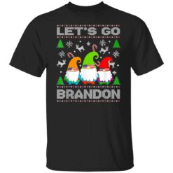 Let's Go Brandon American Flag Gnome Ugly Christmas Sweater T-Shirt