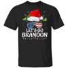 Merry Christmas Santa Hat Lets Go Brandon T-Shirt