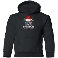 Merry Christmas Santa Hat Lets Go Brandon Pullover Hoodie