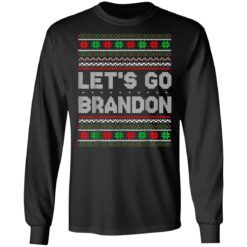 Merry Christmas Lets Go Brandon Ugly Christmas Sweater Long Sleeve T-Shirt