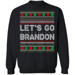 Merry Christmas Lets Go Brandon Ugly Christmas Sweater Sweatshirt