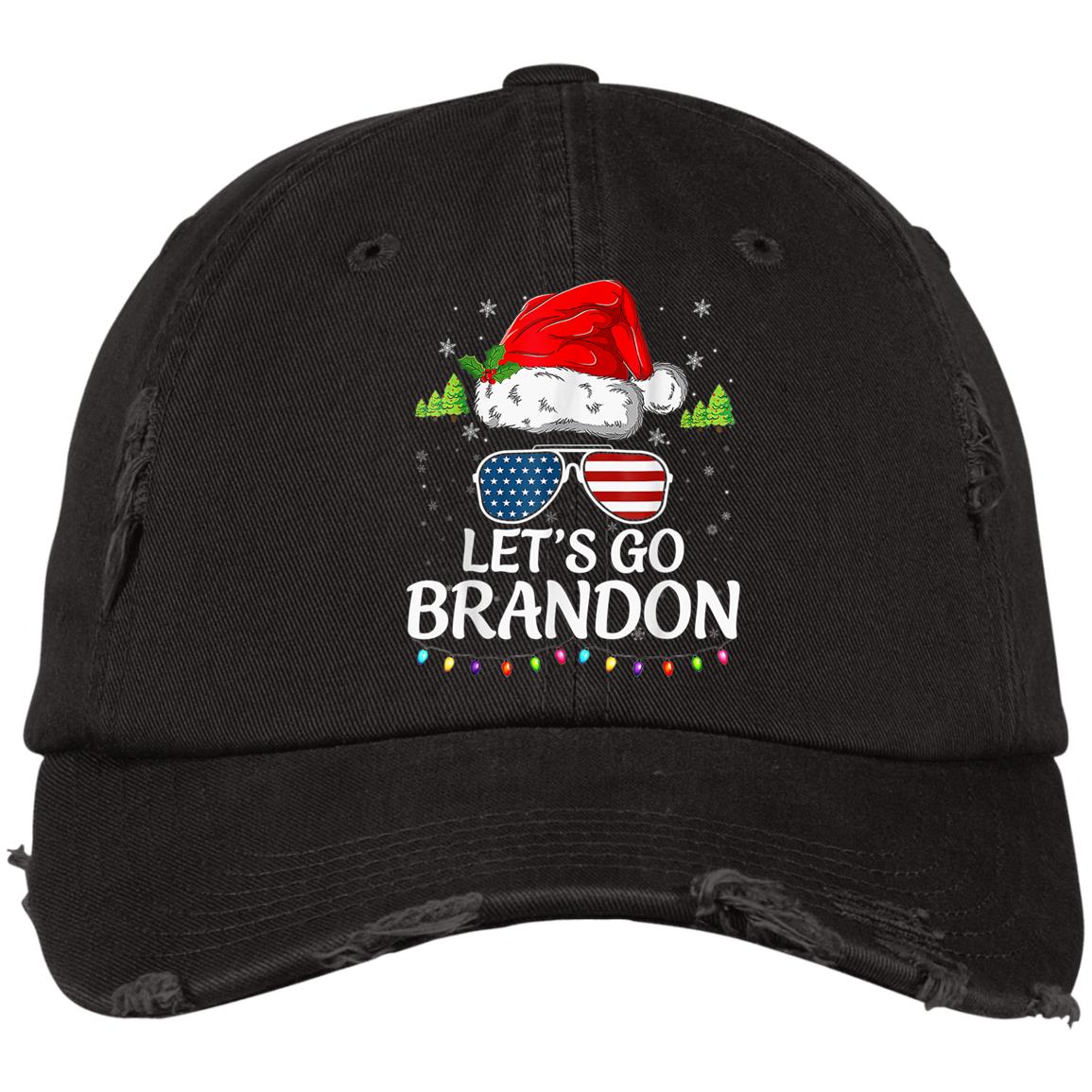 Merry Christmas Santa Hat Lets Go Brandon Hat - Image 7