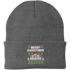 Merry Christmas Lets Go Brandon Ugly Sweater Christmas Hat