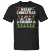 Merry Christmas Lets Go Brandon Ugly Sweater Christmas T-Shirt