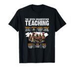 Indigenous Peoples Day Native American Grandfather Teaching Indian Tribe T-Shirt