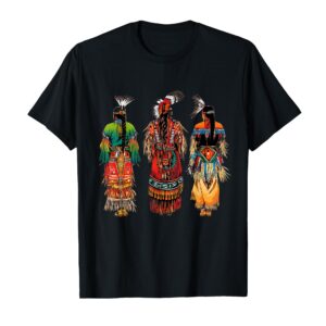 Native American Warbonnet Feather Headdress Indian Chief T-Shirt