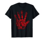 Native American Indigenous Red Hand Themed T-Shirt
