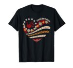 Indigenous Native American Blood Red Hand Heart Shape Women's T-Shirt