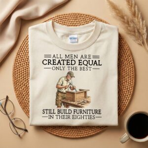 Woodworking Grandpa Gift, 80th Birthday Carpenter Birthday Design, Best Furniture Builder in His Eighties