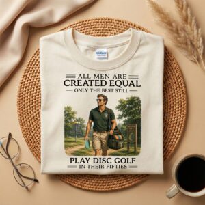50th Disc Golf Birthday Shirt, Funny Disc Golfer Gift, Disc Golf Dad T-Shirt