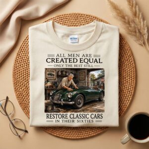 Restore Classic Cars in Their Sixties Shirt, Funny Car Guy Tee, 60th Birthday Gift