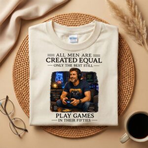 50th Gaming Birthday Shirt, Funny Gamer Gift, Play Games in Their Fifties Tee, Retro Gamer Shirt