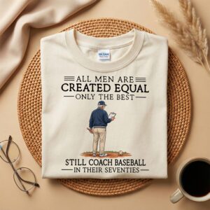 Funny Retired Baseball Coach Shirt, 70th Birthday T-Shirt for Dad or Grandpa, Retirement Humor Gift