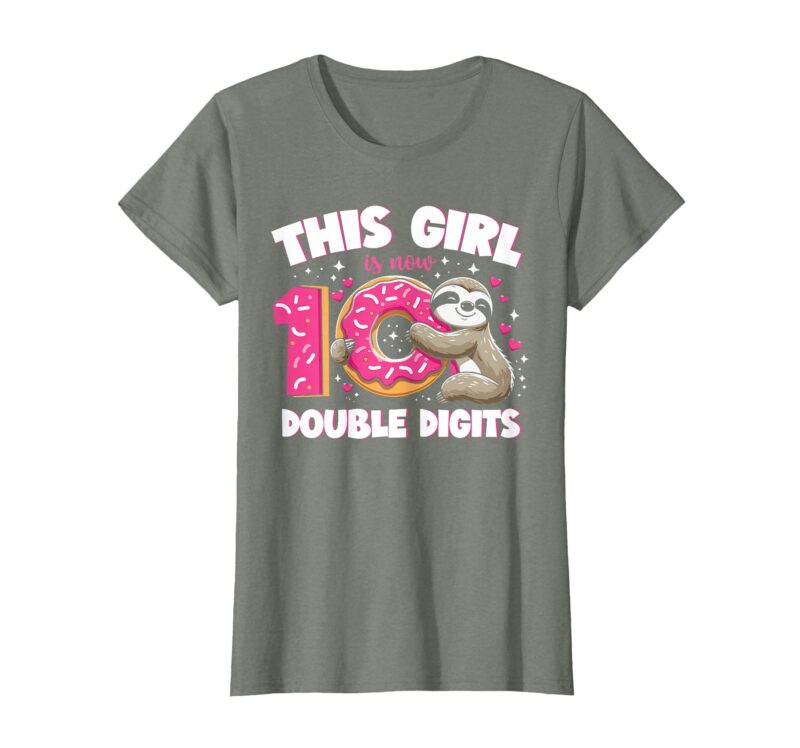 This Girl Is Now 10 Double Digits Design Sapelle Shirt