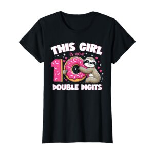10th Birthday Sloth T-Shirt