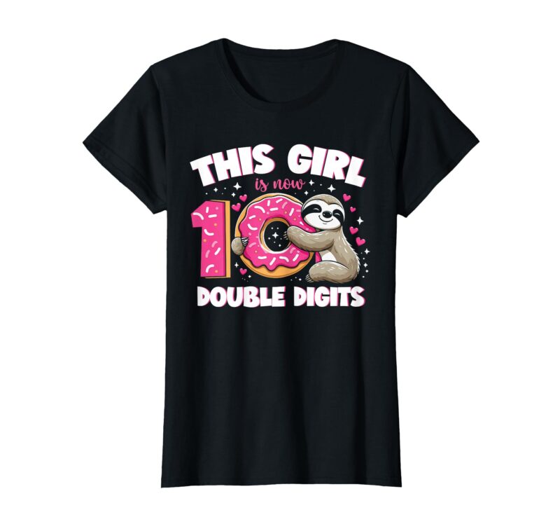 10th Birthday Sloth T-Shirt
