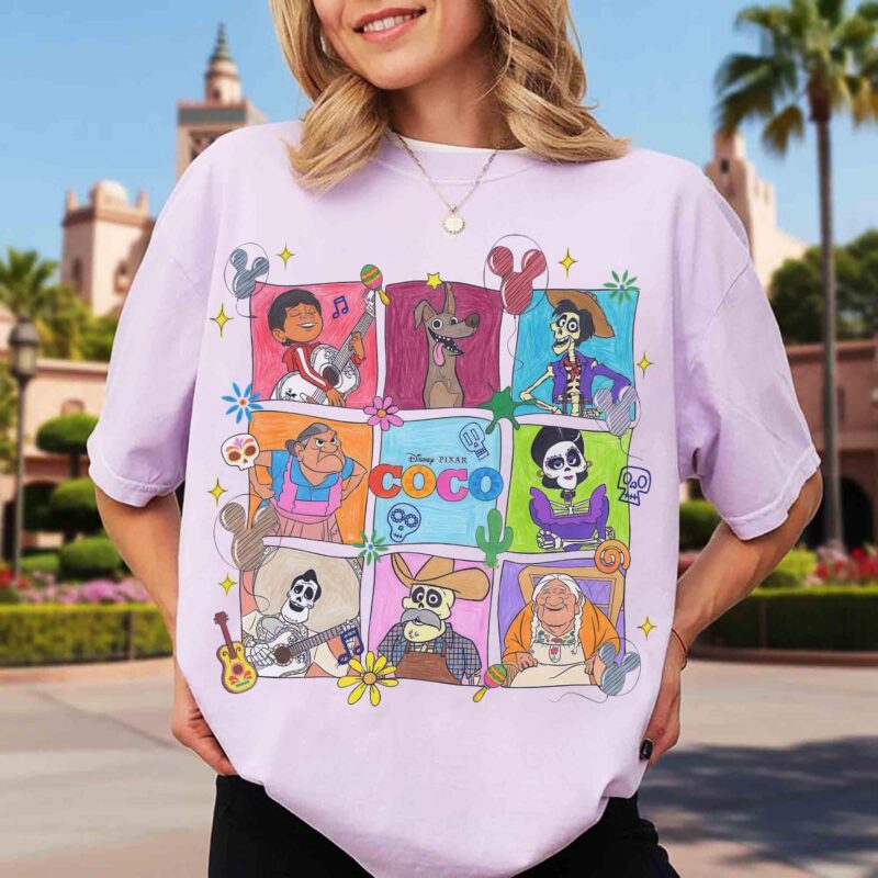 Miguel Rivera Dante Characters tee