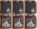 Custom-Disneyland-Family-Vacation-Shirts-Retro-Mickey-Friends-Trip-Tee Custom Disneyland Family Vacation Shirts