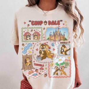 Disney Chip And Dale Double Trouble Comfort Color Shirt
