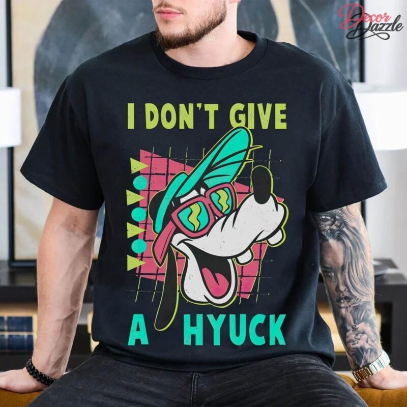 Disney Retro 90s Goofy I Don t Give A Hyuck Graphic Tee