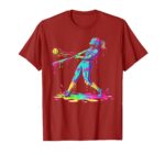 Ice-Cream-Softball-Drip-T-Shirt-for-Girls-Softball-Player-Design-Sapelle-Shirt-3