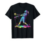 Ice-Cream-Softball-Drip-T-Shirt-for-Girls-Softball-Player-Design-Sapelle-Shirt Ice Cream Softball Drip T-Shirt for Girls