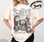 Jack-and-Sally-Matching-Couples-Halloween-Graphic-Tee-with-Vintage-Nightmare-Before-Christmas-Balloon-Design-2