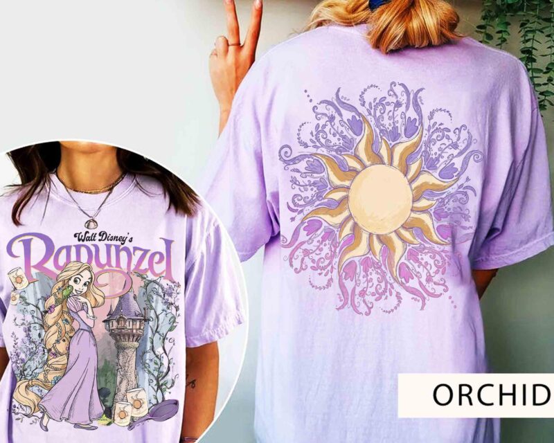 Rapunzel Princess Retro Graphic Tee