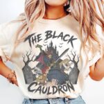 Retro Black Cauldron 40Th Anniversary T-shirt