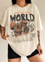Retro Disney Halloween Mickey & Friends Ghost Graphic Tee - Haunt Around The World