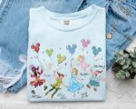 Retro Peter Pan Signatures Balloon Graphic Tee