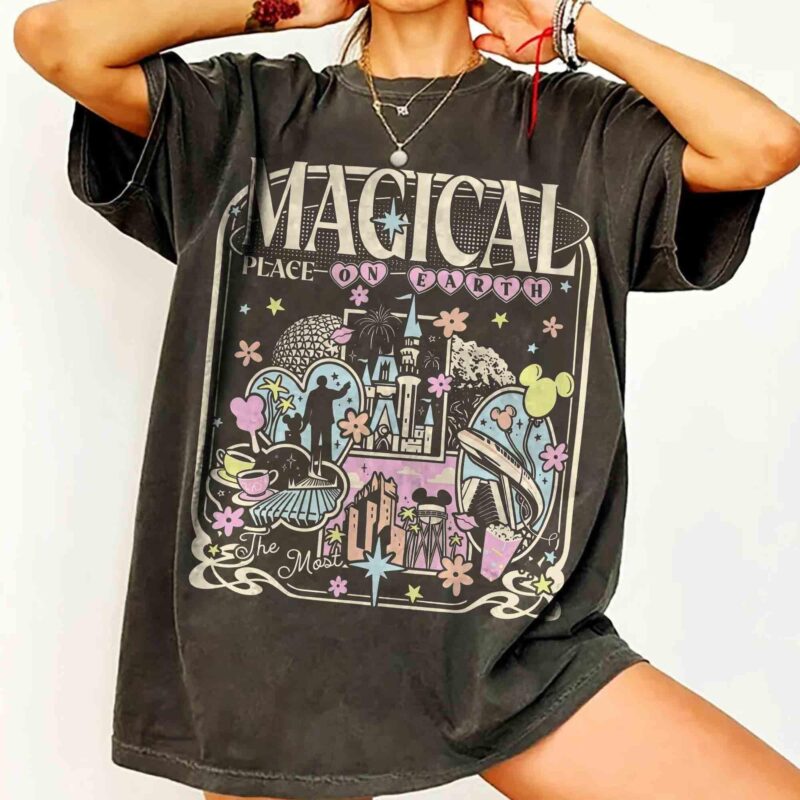 Mickey Walt Disney Magical Castle Tee