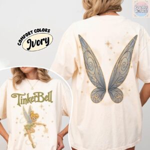 Retro Tinker Bell Disney Fairy Graphic Tee for Disneyland Family Trip