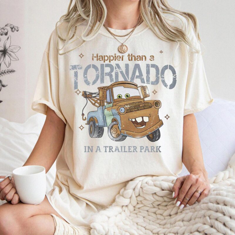 Retro-Tow-Mater-Mickey-Ears-Graphic-Tee-Funny-Disney-Vacation-Shirt-for-Cars-Land-and-Magic-Kingdom-Trips Retro Tow Mater Mickey Ears Graphic Tee