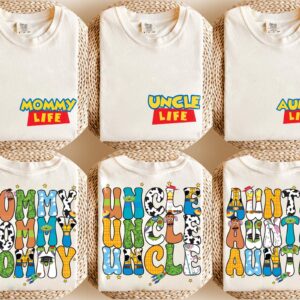 Retro Toy Story Auntie Uncle Shirt