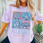 Retro-Walt-Disney-World-Florida-4-Park-Group-Shirt-Walt-Disney-World-Resort-Family-Matching-Trip-Tee-Animal-Kingdom-TreeHollywood-Studios Retro Walt Disney World Florida 4 Park Group Shirt