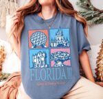 Retro-Walt-Disney-World-Florida-4-Park-Group-Shirt-Walt-Disney-World-Resort-Family-Matching-Trip-Tee-Animal-Kingdom-TreeHollywood-Studios-4
