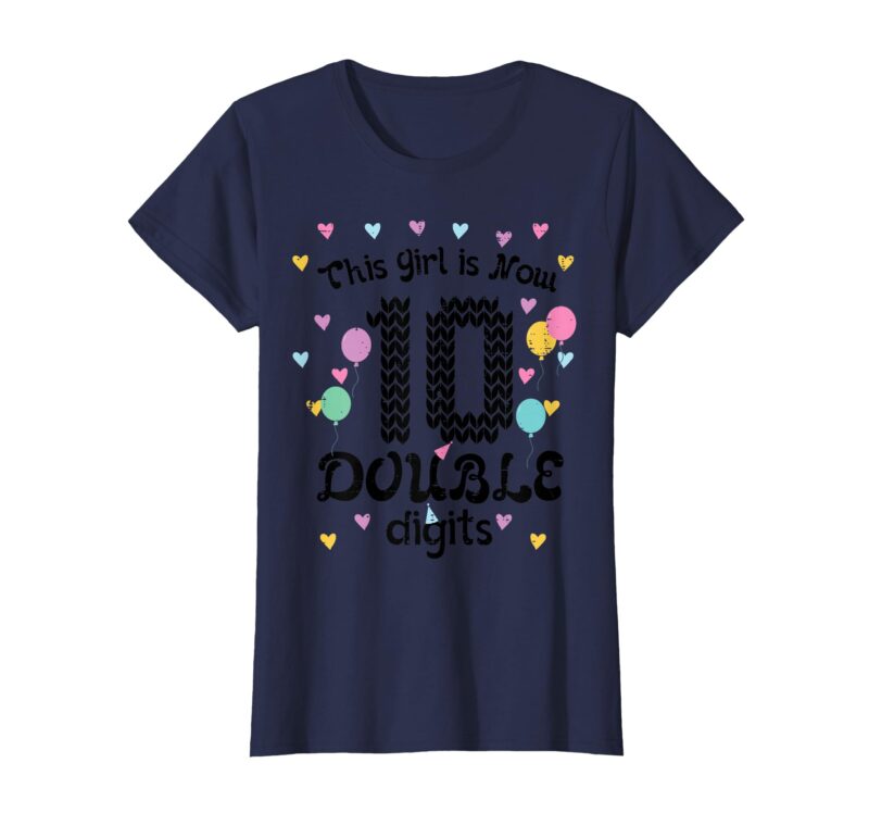 Sapelle Shirt 10th Birthday Double Digits T-Shirt