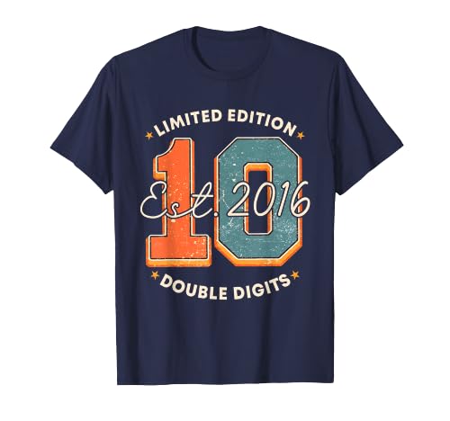 Ten 10 Year Old Birthday Design
