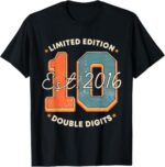 Ten 10 Year Old Birthday Design
