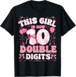 Sapelle-Shirt-10th-Birthday-T-Shirt-for-Girls-This-Girl-Is-Now-10-Double-Digits-Coquette-Bow-Pink-Shirt-2