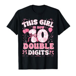 Sapelle Shirt 10th Birthday T-Shirt for Girls