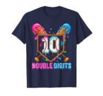 Sapelle-Shirt-Baseball-Drip-10th-Birthday-Boy-Double-Digits-Ice-Cream-Drip-T-Shirt-1